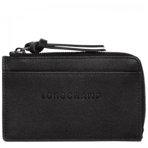 Longchamp 3D Kartenhalter Damen Schwarz | 3081-CGHMJ