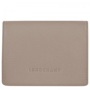 Longchamp Le Foulonné Geldbörse Herren Grau | 9831-OXDAJ