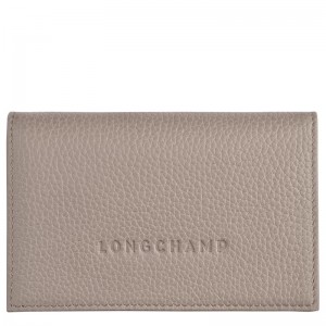 Longchamp Le Foulonné Kartenhalter Herren Grau | 6982-RWFAX