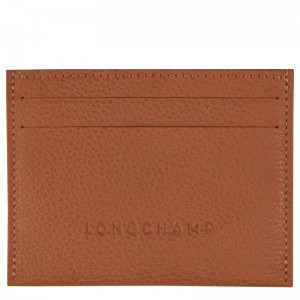 Longchamp Le Foulonné Kartenhalter Herren Braun | 3924-QYPRX