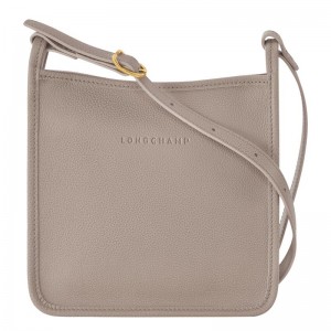 Longchamp Le Foulonné S Umhängetasche Damen Grau | 6051-AHMCK