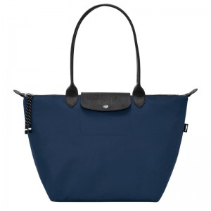 Longchamp Le Pliage Energy L Tragetaschen Damen Navy | 9186-XFDKJ