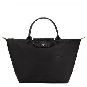 Longchamp Le Pliage Green M Handtasche Damen Schwarz | 5342-YPRWX