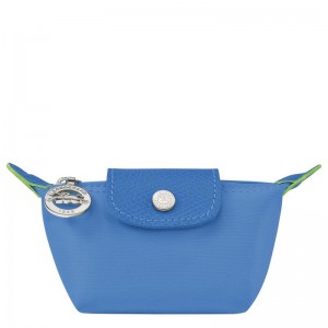 Longchamp Le Pliage Green Münzgeldbörsen Damen Blau | 7145-WPHBD