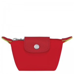 Longchamp Le Pliage Green Münzgeldbörsen Damen Rot | 0643-OQXUT