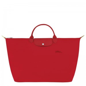 Longchamp Le Pliage Green S Reisetasche Damen Rot | 3514-ATUFP