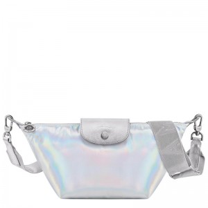 Longchamp Le Pliage Kollektion XS Umhängetasche Damen Silber | 3170-QNLJE