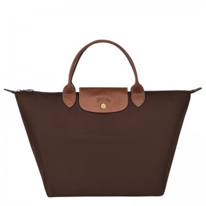 Longchamp Le Pliage Original M Handtasche Damen Braun | 5234-ESBQK