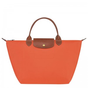 Longchamp Le Pliage Original M Handtasche Damen Orange | 2816-UVLBQ