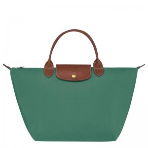 Longchamp Le Pliage Original M Handtasche Damen Grün | 1946-BTAYW