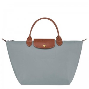 Longchamp Le Pliage Original M Handtasche Damen Grau | 2345-HBULN