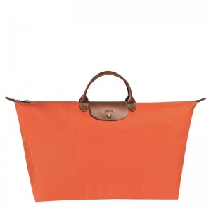 Longchamp Le Pliage Original M Reisetasche Damen Orange | 3716-IPQWJ