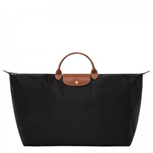 Longchamp Le Pliage Original M Reisetasche Damen Schwarz | 4368-YJGTB