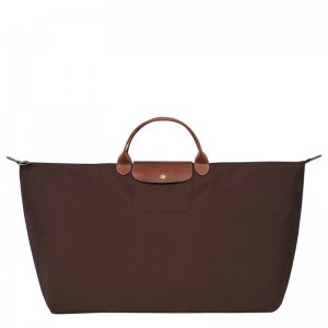 Longchamp Le Pliage Original M Reisetasche Herren Braun | 9835-JWSAE