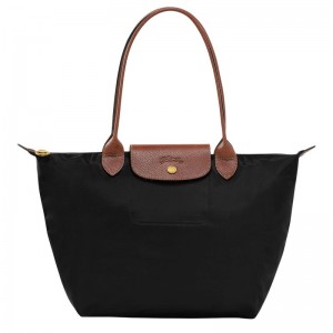 Longchamp Le Pliage Original M Tragetaschen Damen Schwarz | 1346-KWBZL