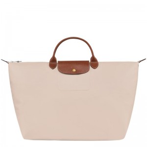 Longchamp Le Pliage Original S Reisetasche Damen Weiß | 7190-YKXNI