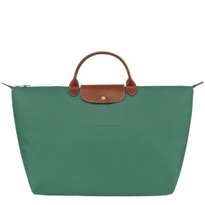 Longchamp Le Pliage Original S Reisetasche Damen Grün | 5173-KXUHP