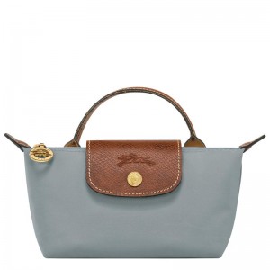 Longchamp Le Pliage Original with handle Beuteltasche Damen Grau | 7816-ITWXH