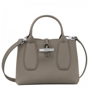 Longchamp Roseau S Handtasche Damen Grau | 1876-CBXFH