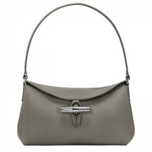 Longchamp Roseau S Hobo Tasche Damen Grau | 4658-BSGWJ