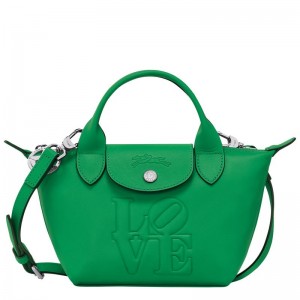 Longchamp x Robert Indiana XS Handtasche Damen Grün | 3759-TCLWK