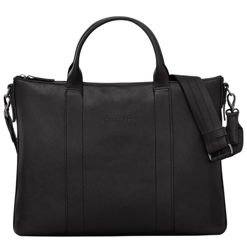 Longchamp 3D Aktentasche Damen Schwarz | 9351-ROAFV