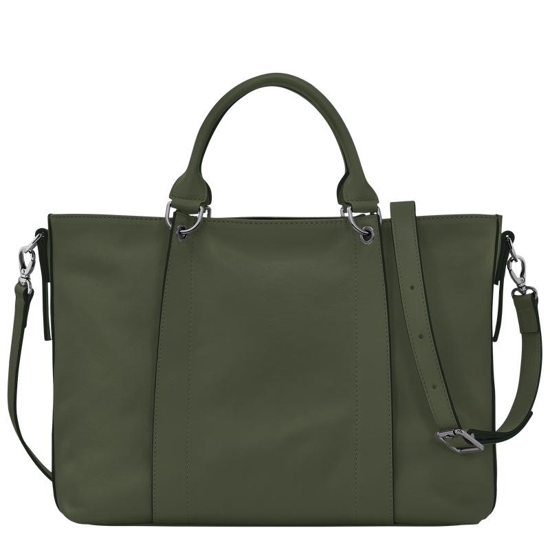 Longchamp 3D L Handtasche Damen Khaki | 5426-YGTEV