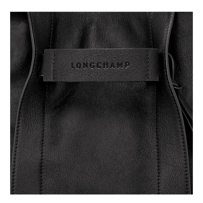 Longchamp 3D S Umhängetasche Damen Schwarz | 8253-CIBMX