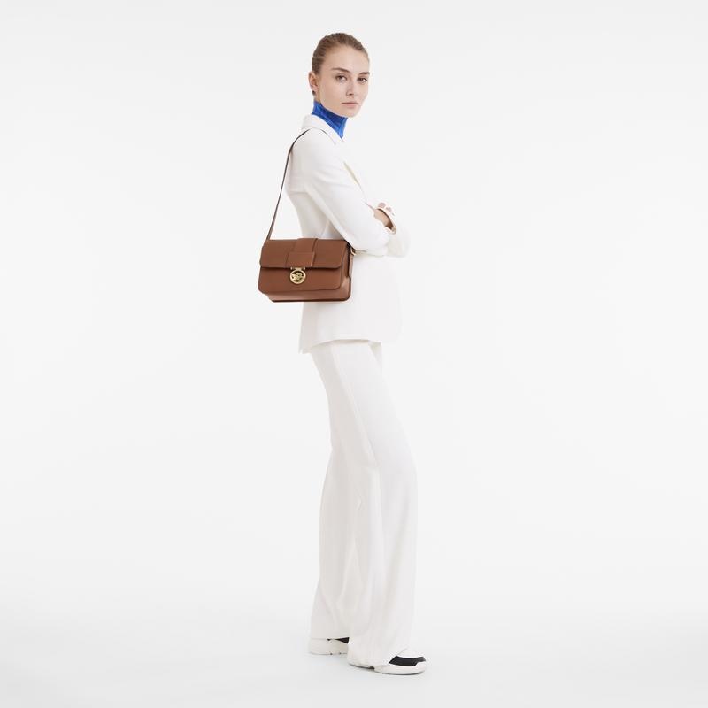 Longchamp Box-Trot M Umhängetasche Damen Braun | 1925-DBXNV