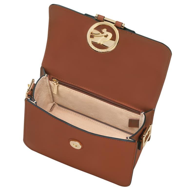 Longchamp Box-Trot S Umhängetasche Damen Braun | 5283-QSUEP