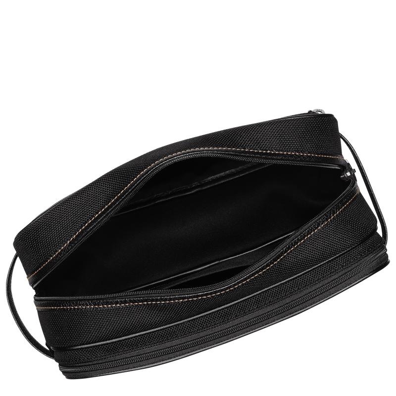 Longchamp Boxford Kulturbeutel Damen Schwarz | 3807-BUVXD