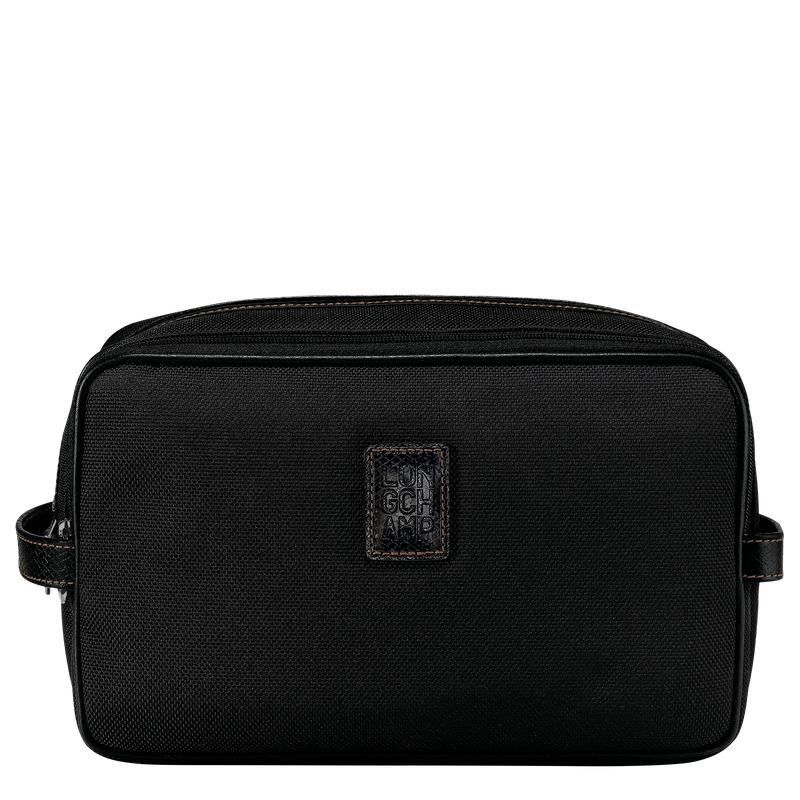 Longchamp Boxford Kulturbeutel Damen Schwarz | 3807-BUVXD