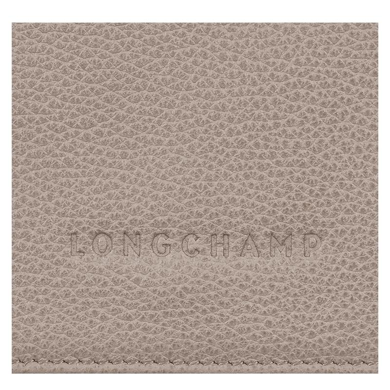 Longchamp Le Foulonné Geldbörse Damen Grau | 2346-ABTIG