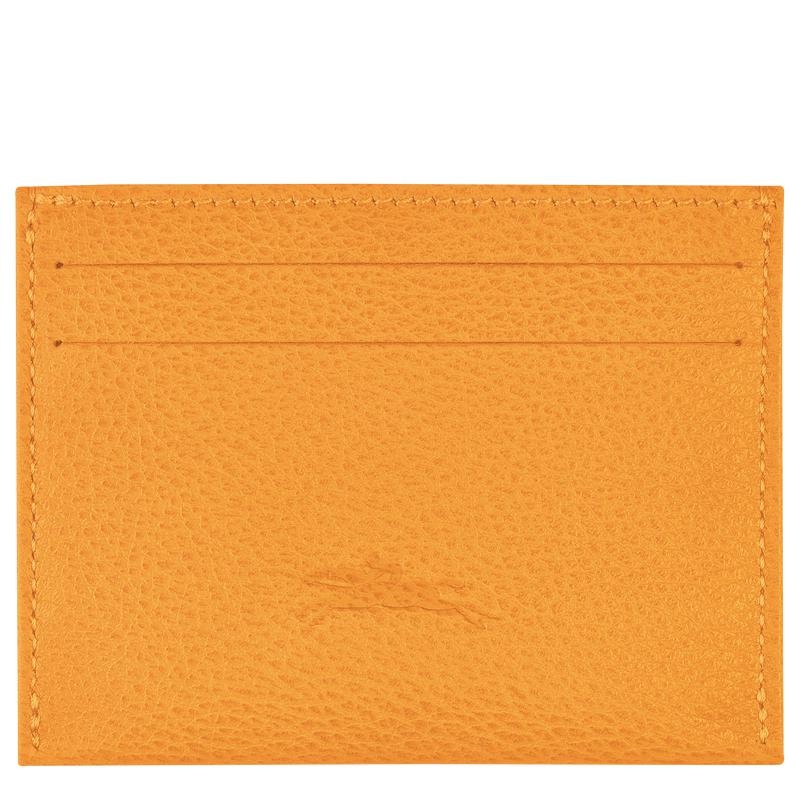 Longchamp Le Foulonné Kartenhalter Herren Aprikose Orange | 8061-VEOJG