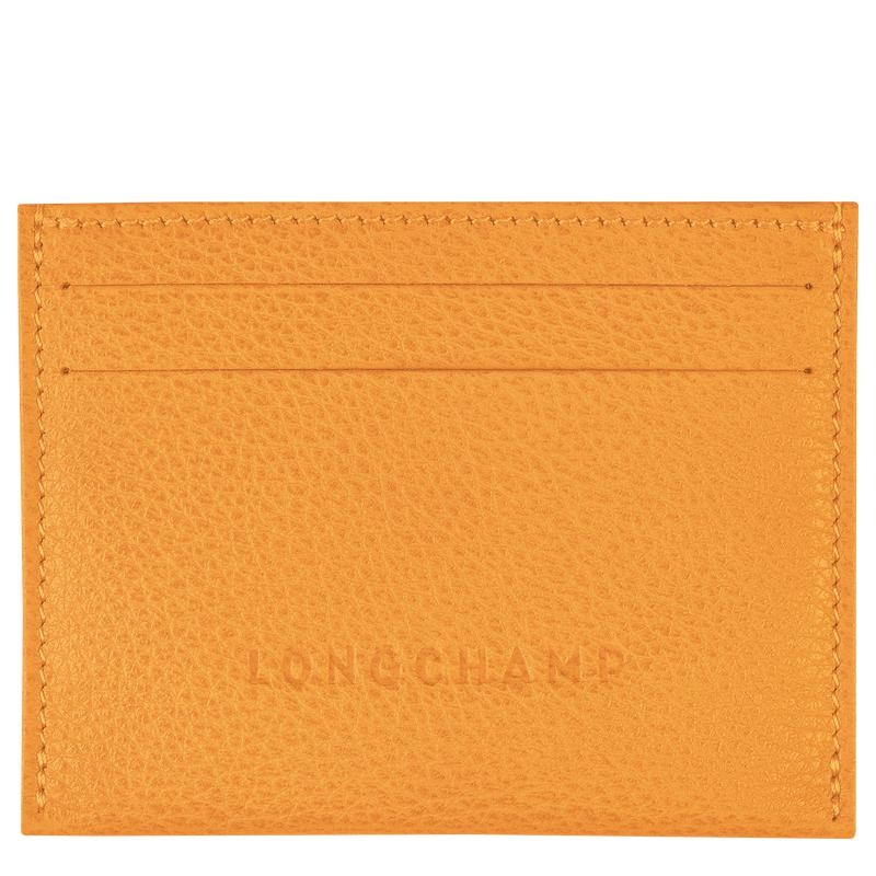 Longchamp Le Foulonné Kartenhalter Herren Aprikose Orange | 8061-VEOJG