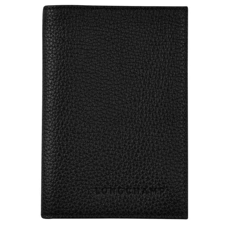 Longchamp Le Foulonné Passport cover Reisetasche Damen Schwarz | 8206-BRNTS