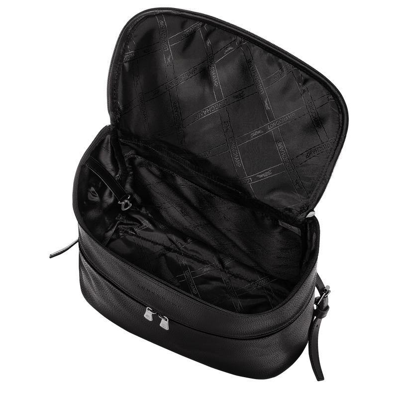 Longchamp Le Foulonné Rucksäcke Damen Schwarz | 7063-CEMJA