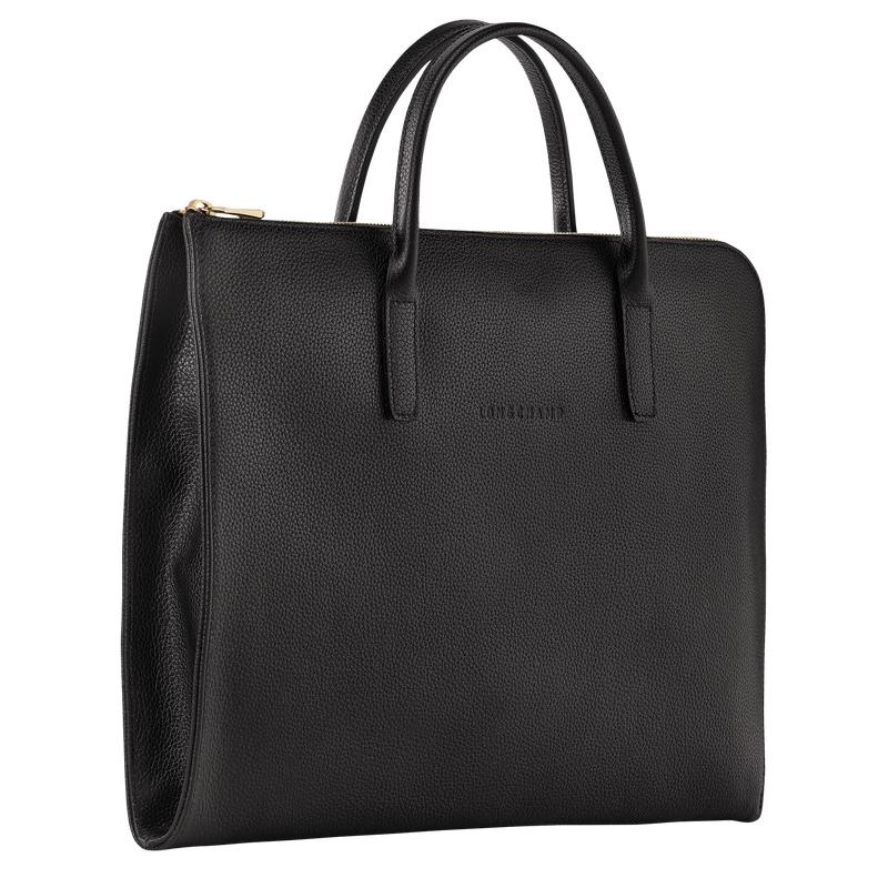 Longchamp Le Foulonné S Aktentasche Damen Schwarz | 1796-KLZFR