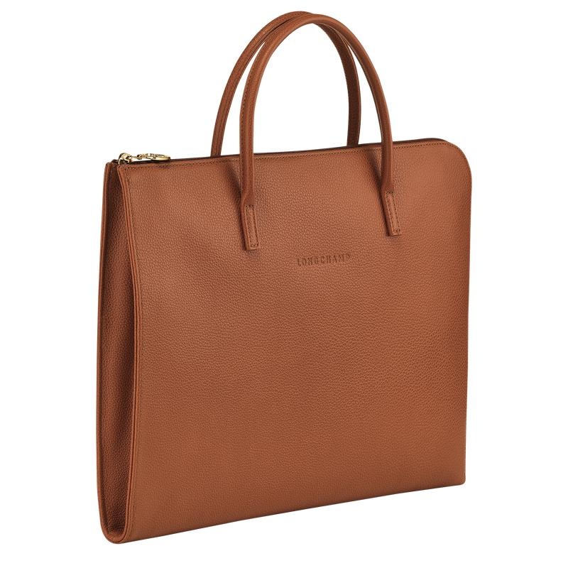 Longchamp Le Foulonné S Aktentasche Damen Braun | 0623-JFAIL