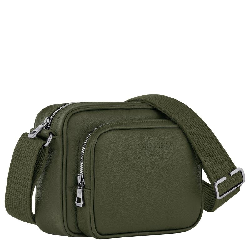 Longchamp Le Foulonné S Camera Bag Herren Khaki | 0154-XGINA