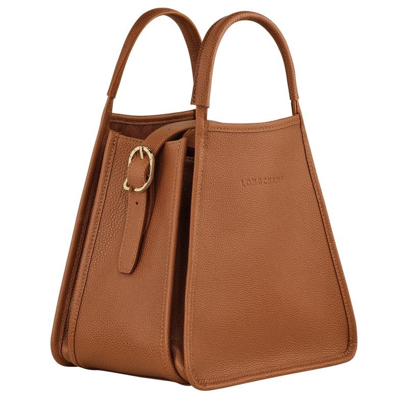 Longchamp Le Foulonné S Handtasche Damen Braun | 5720-OHYWE