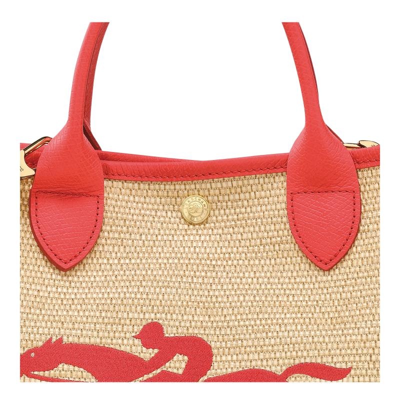 Longchamp Le Panier Pliage S Basket Bag Damen Rot | 1895-QJDPI