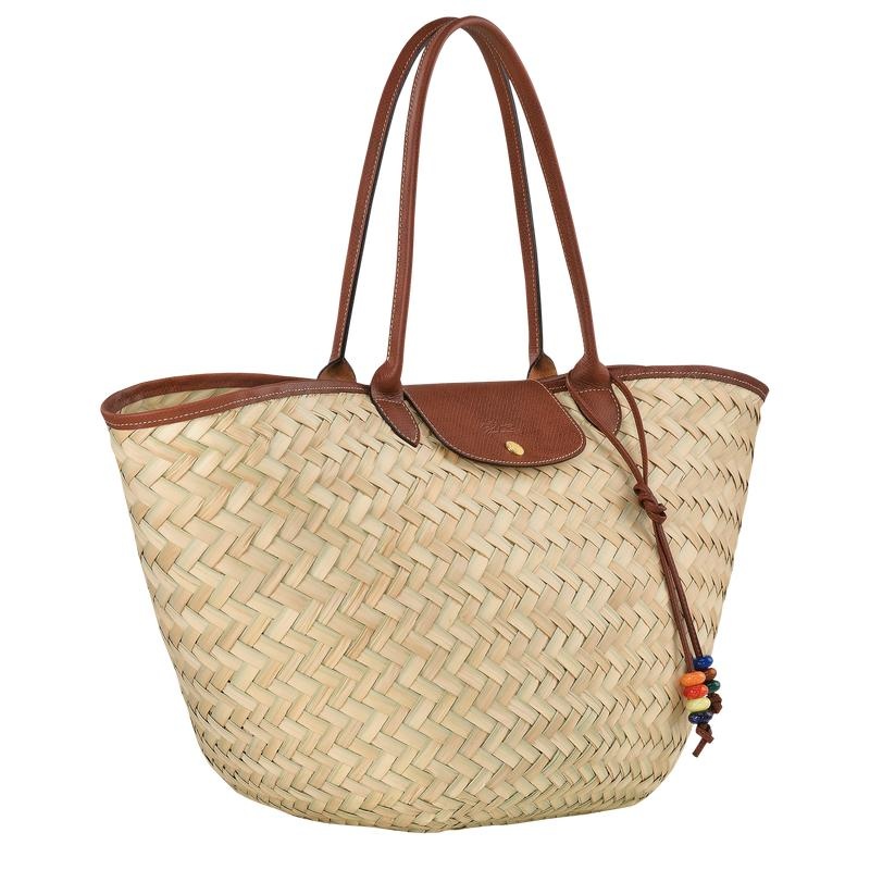 Longchamp Le Panier Pliage XL Basket Bag Damen Braun | 2548-DRVTK