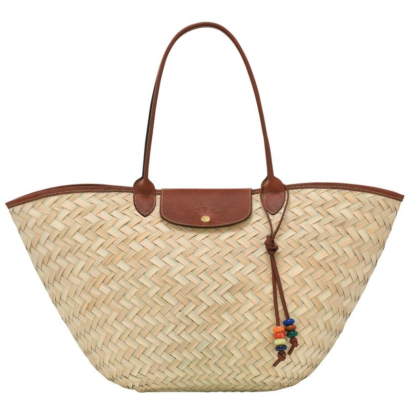 Longchamp Le Panier Pliage XL Basket Bag Damen Braun | 2548-DRVTK