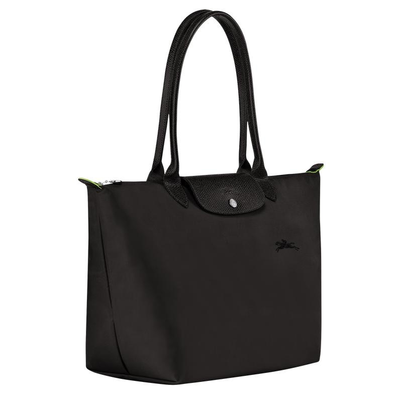 Longchamp Le Pliage Green L Tragetaschen Damen Schwarz | 4096-YUXKQ