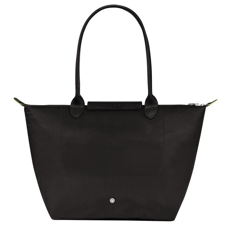 Longchamp Le Pliage Green L Tragetaschen Damen Schwarz | 4096-YUXKQ