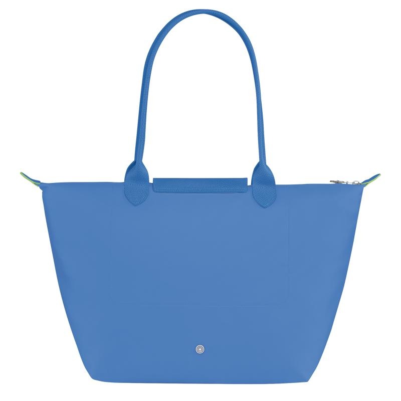 Longchamp Le Pliage Green L Tragetaschen Damen Blau | 5179-GLKWX