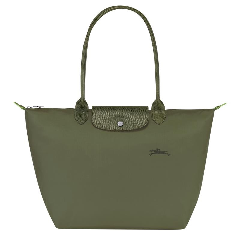 Longchamp Le Pliage Green L Tragetaschen Damen Grün | 8237-OMVRZ