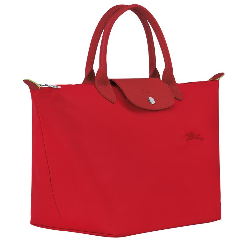 Longchamp Le Pliage Green M Handtasche Damen Rot | 5701-NERPZ