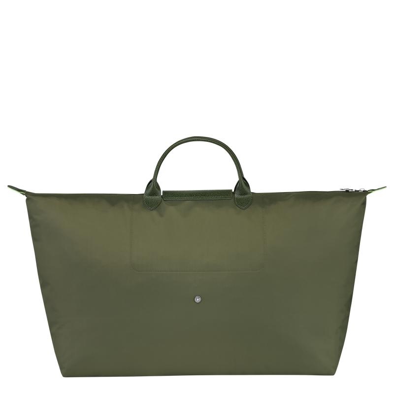 Longchamp Le Pliage Green M Reisetasche Damen Grün | 6149-JZPCO